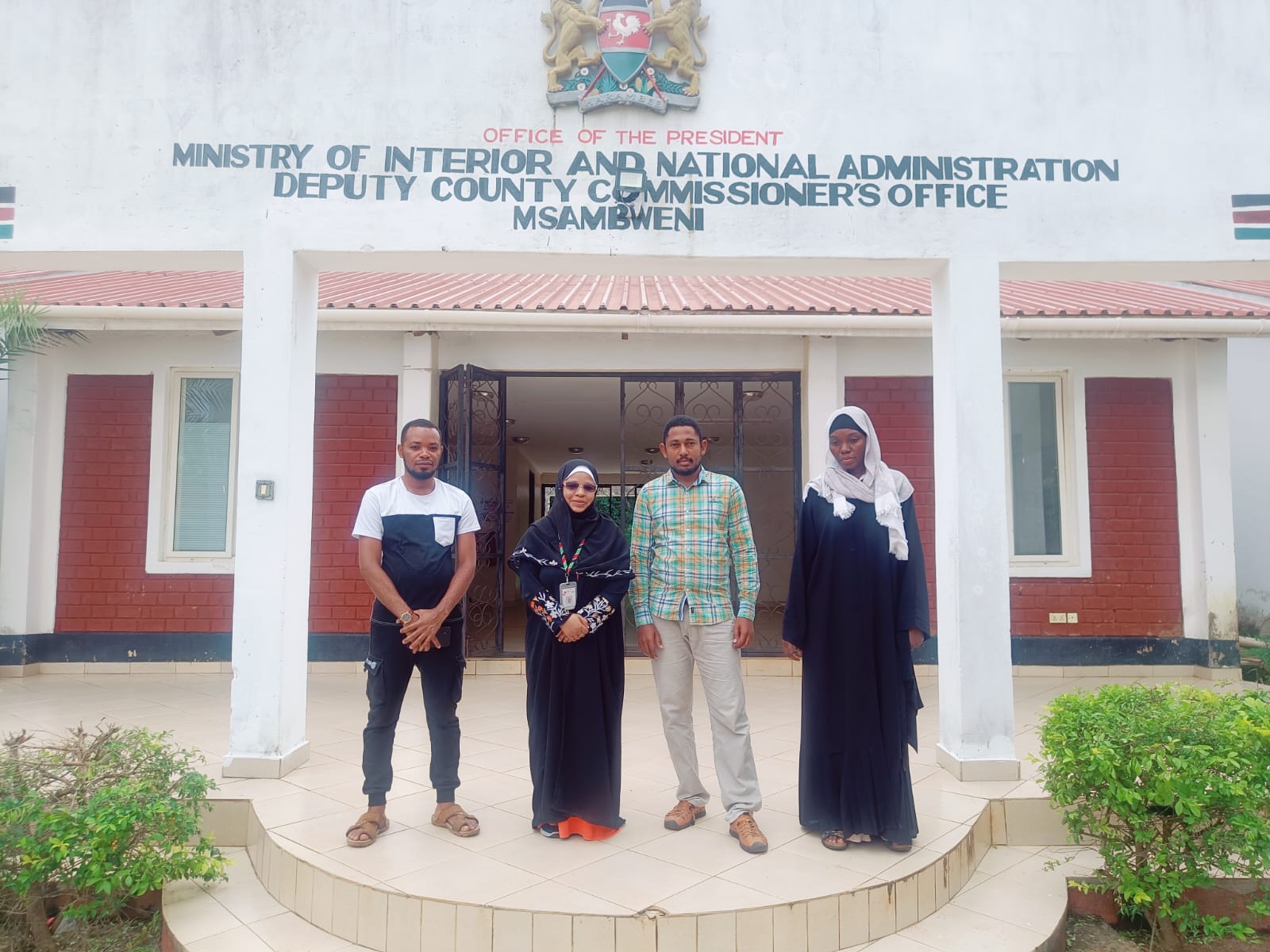 KUCCPS staff during 2025 Sensitization and Application Mobilization